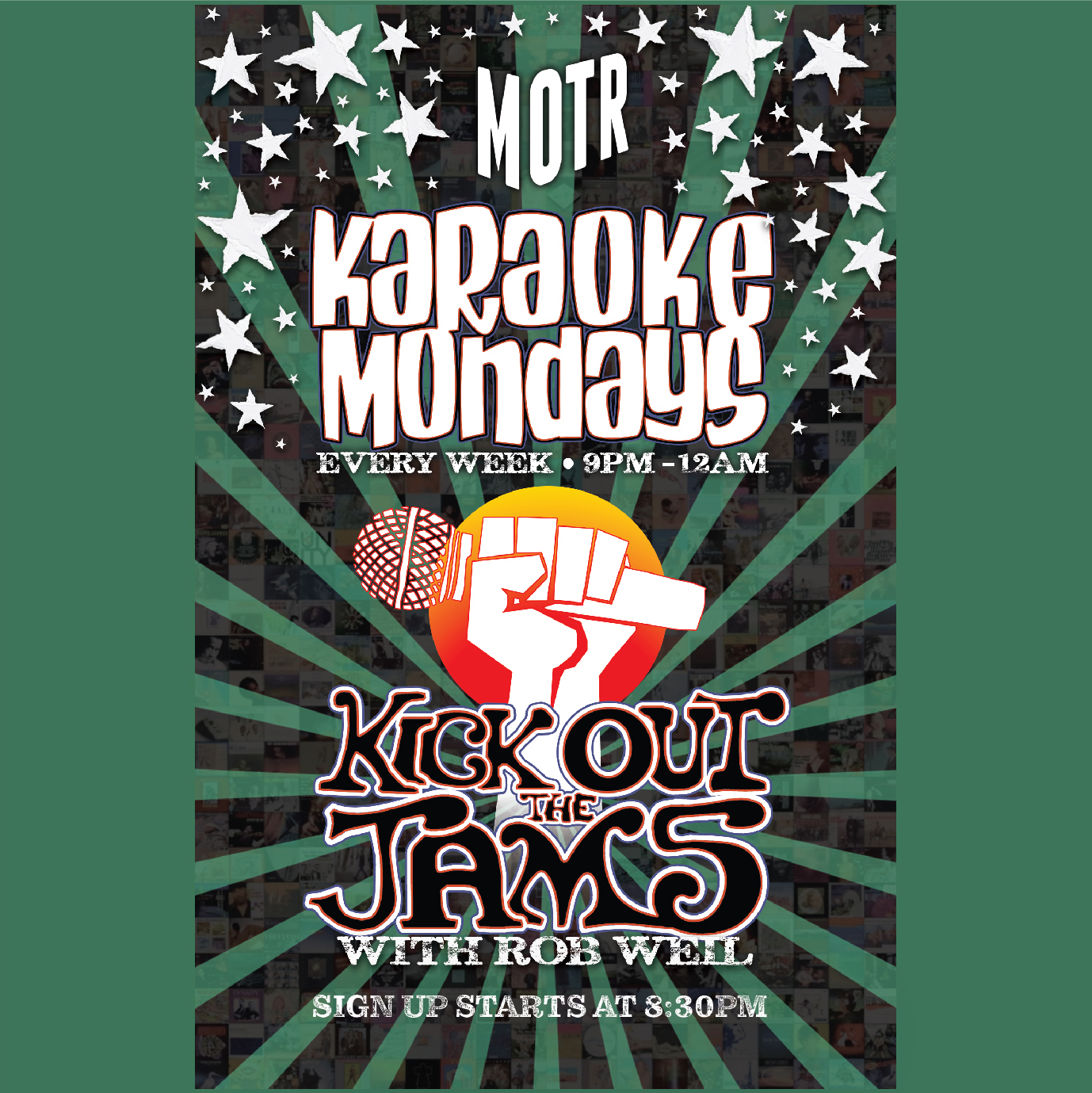 KICK OUT THE JAMS KARAOKE MONDAYS MOTR Pub OvertheRhine Cincinnati